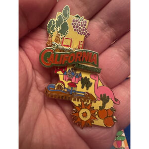 DCA Disney California Adventure State Map 3D Pin